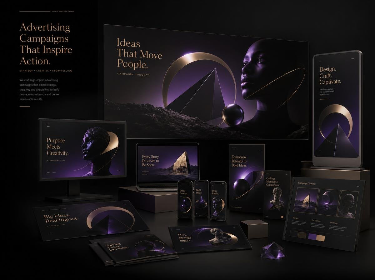 Creative advertising campaign design