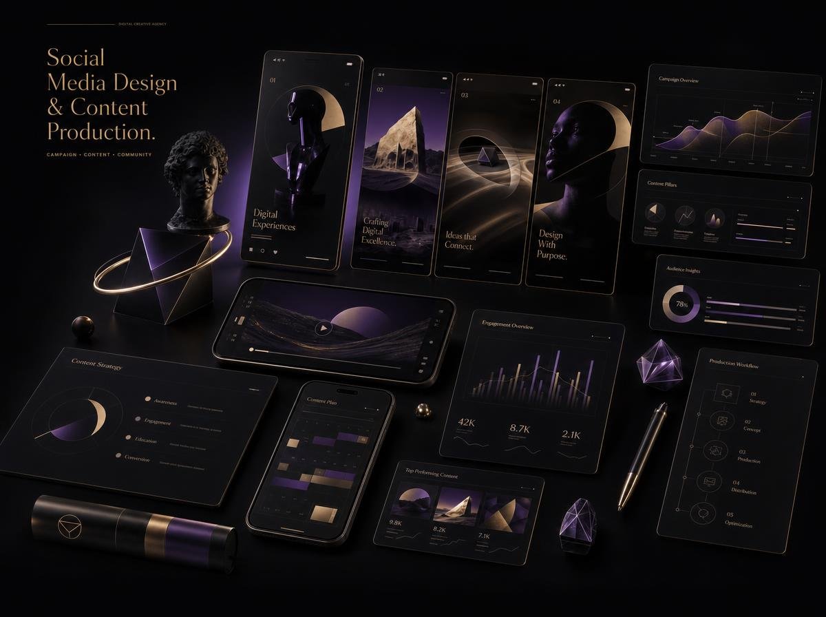 Brand identity and graphic design showcase