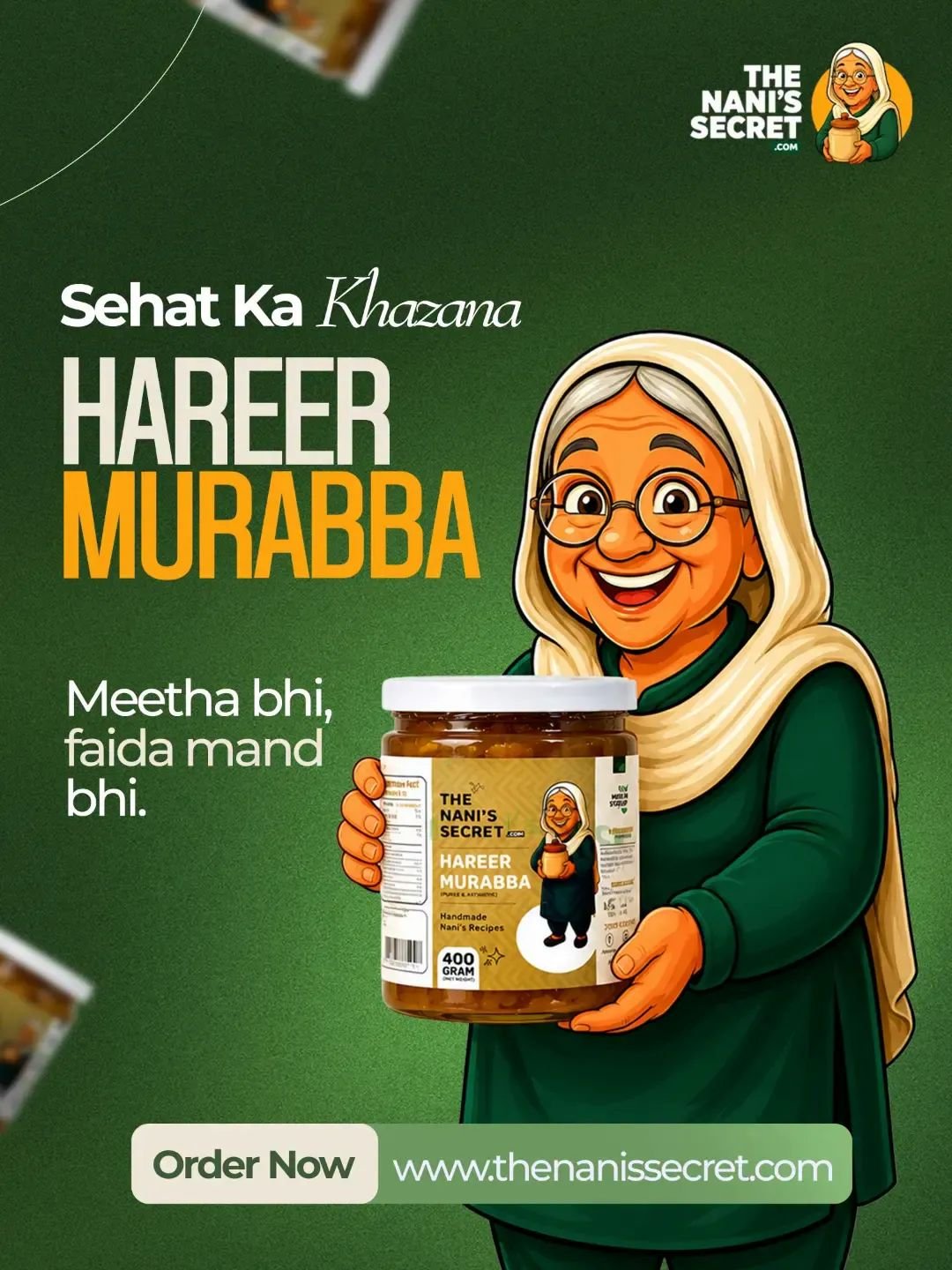 The Nani's Secret social media project